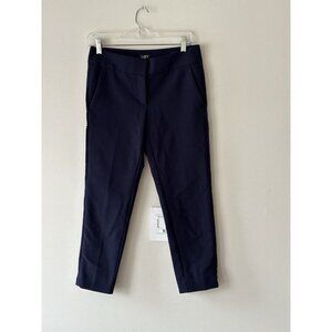 Ann Taylor LOFT | Trouser Pants Marisa Navy Blue- Size 0P Career Pleated Design